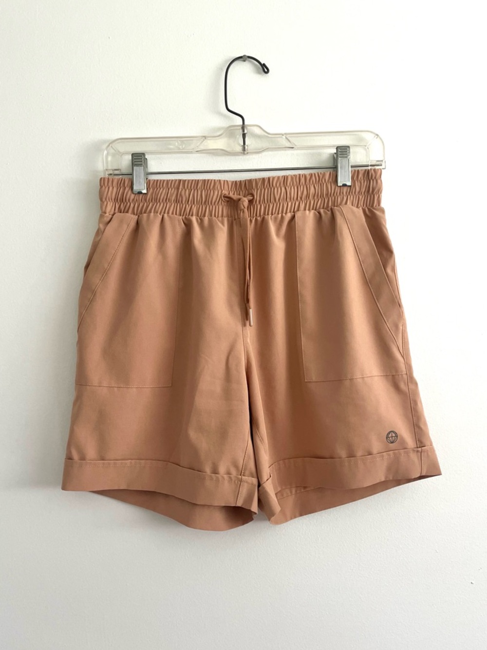Mondetta Outdoor Project Women’s Light Brown Elastic Waist 6” Activewear Shorts